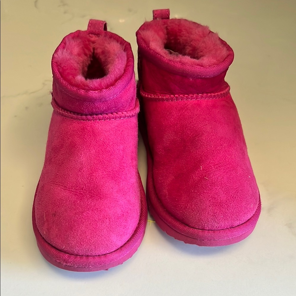 UGG Pink Cozy Shoes with Plush Lining